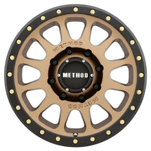 Load image into Gallery viewer, Method MR305 NV HD 18x9 +18mm Offset 8x170 130.81mm CB Method Bronze/Black Street Loc Wheel