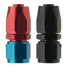 Load image into Gallery viewer, Fragola -4AN Straight Pro-Flow Hose End - Blue/Red