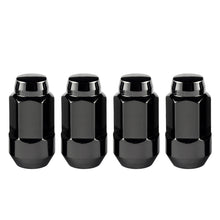 Load image into Gallery viewer, McGard Hex Lug Nut (Cone Seat Bulge Style) M14X1.5 / 22mm Hex / 1.945in. Length (4-Pack) - Black