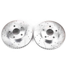 Load image into Gallery viewer, Power Stop 05-15 Toyota Tacoma Front Evolution Drilled &amp; Slotted Rotors - Pair