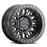 Raceline RT951B Ryno 17x9in / 5x127 BP / -38mm Offset / 83.82mm Bore - Satin Black Beadlock Wheel