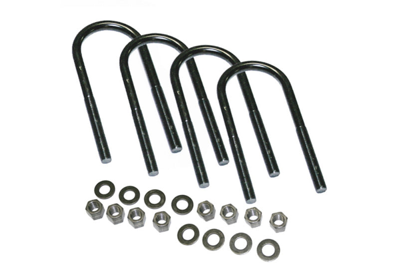 Superlift U-Bolt 4 Pack 9/16x3-1/8x14 Round w/ Hardware