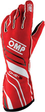 Load image into Gallery viewer, OMP One-S Gloves Red - Size M Fia 8556-2018