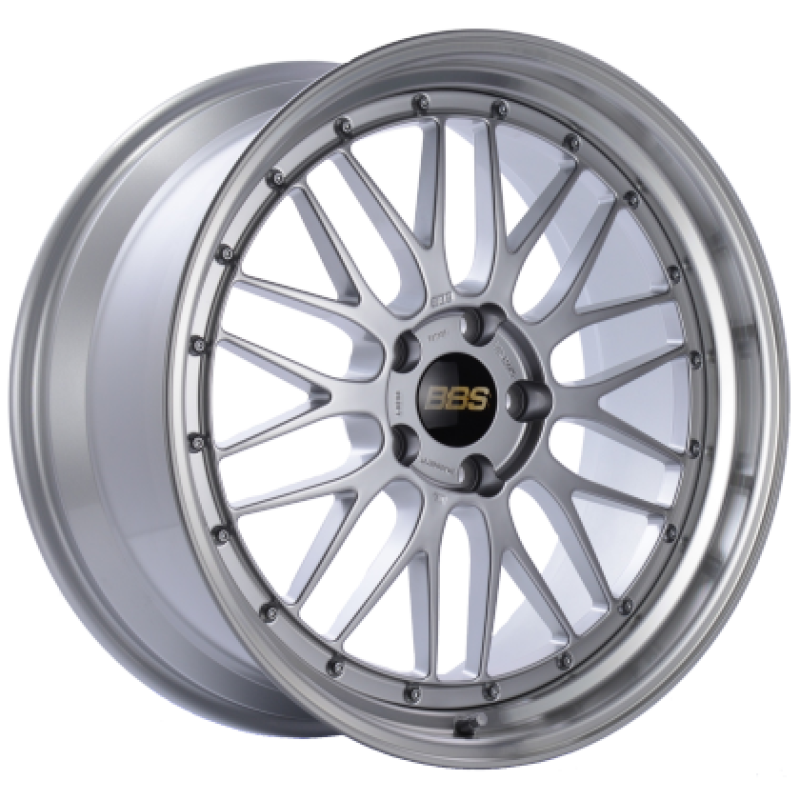 BBS LM 20x11 5x112 ET24 Diamond Silver Center / Diamond Cut Lip Wheel PFS/Clip Required