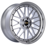 BBS LM 19x11 5x120 ET25 Diamond Silver Center Diamond Cut Lip Wheel - 82mm PFS/Clip Required