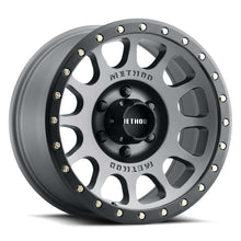 Load image into Gallery viewer, Method MR305 NV 18x9 / +18mm Offset / 8x6.5 BP / 130.81mm CB / Titanium - Matte Black Lip Wheel