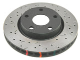 DBA 4000 Series Rear Uni-Directional Drilled & Slotted Rotor 13+ Ford Mustang V8 Shelby GT500 w/Brem