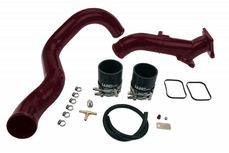 Wehrli 01-04 Chevrolet 6.6L LB7 Duramax 3in Y-Bridge Kit - Semi-Gloss Black