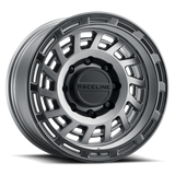 Raceline 957GB Halo 18x9in / 6x139.7 BP / -12mm Offset / 106.1mm Bore - Gunmetal & Black Lip Wheel