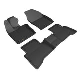 3D MAXpider 2023 Toyota Prius Kagu Black Floor Mat - Row 1/2