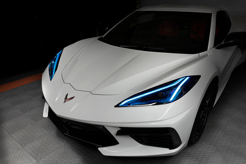 Oracle 20-21 Chevy Corvette C8 RGB+A Headlight DRL  Kit - ColorSHIFT w/o Controller