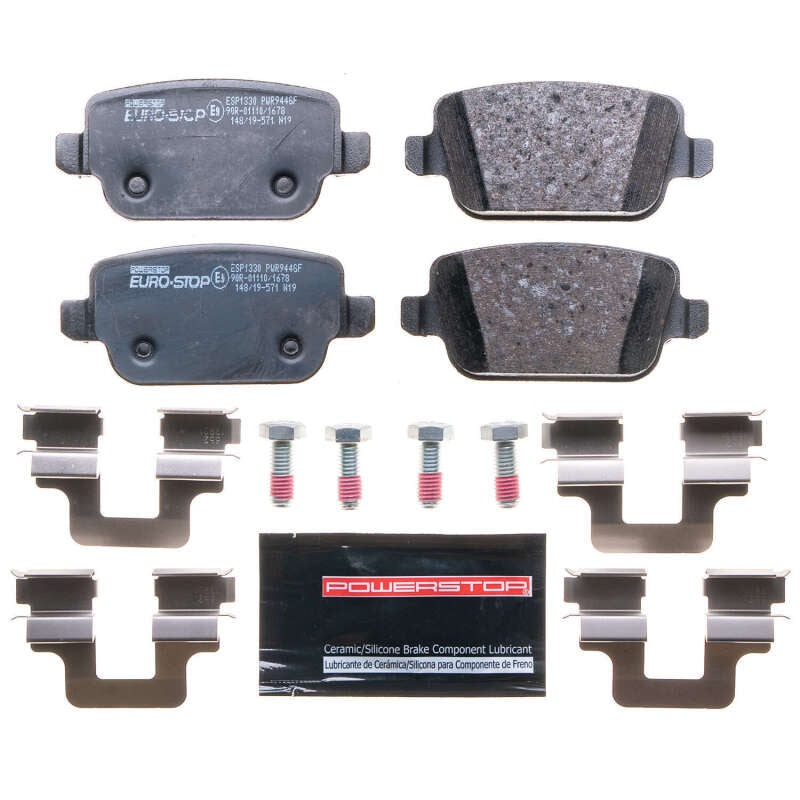 Power Stop 07-14 Volvo S80 Euro-Stop ECE-R90 Rear Brake Pads