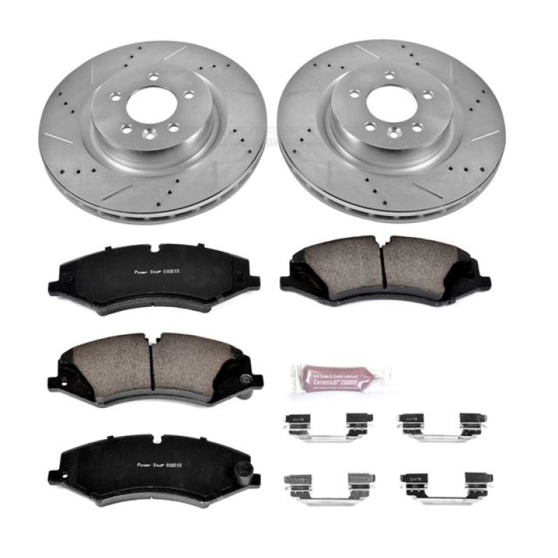 Power Stop 10-13 Land Rover Range Rover Sport Front Z23 Evolution Sport Brake Kit