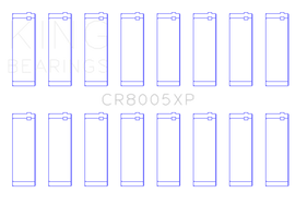 King Engine Bearings Ford/Mercury 5.8L (Size STD) Performance Rod Bearings