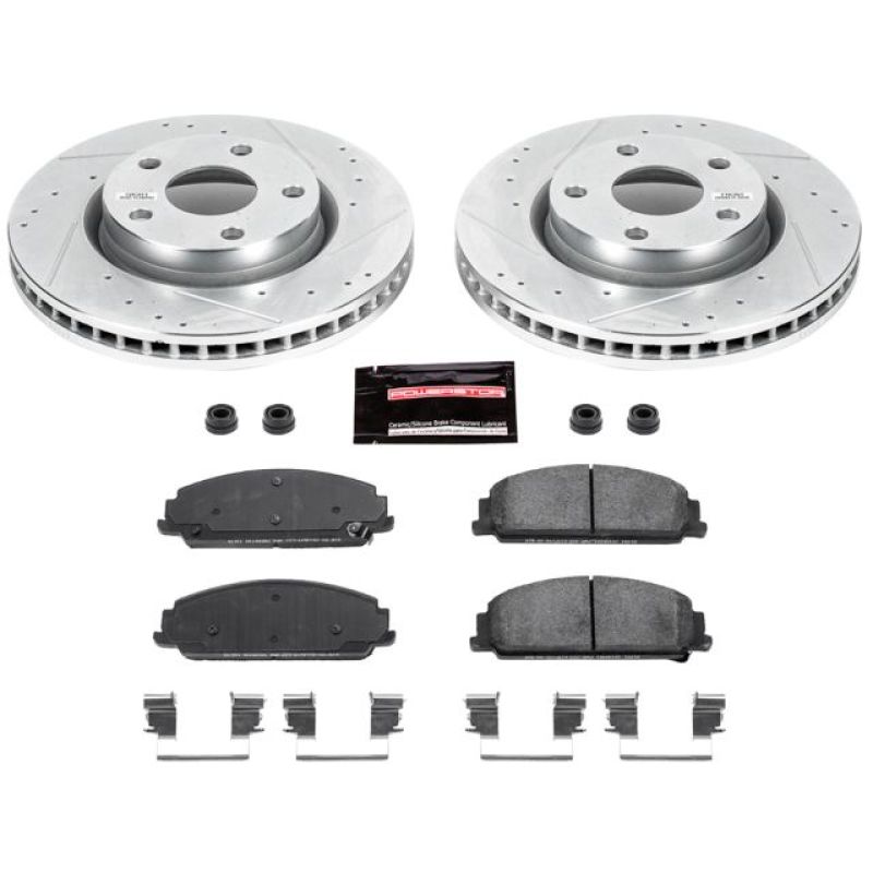 Power Stop 08-09 Pontiac G8 Front Z23 Evolution Sport Brake Kit