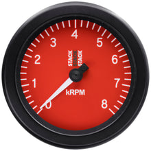 Load image into Gallery viewer, Autometer Stack Sport 88mm 0-8K RPM Tachometer - Red