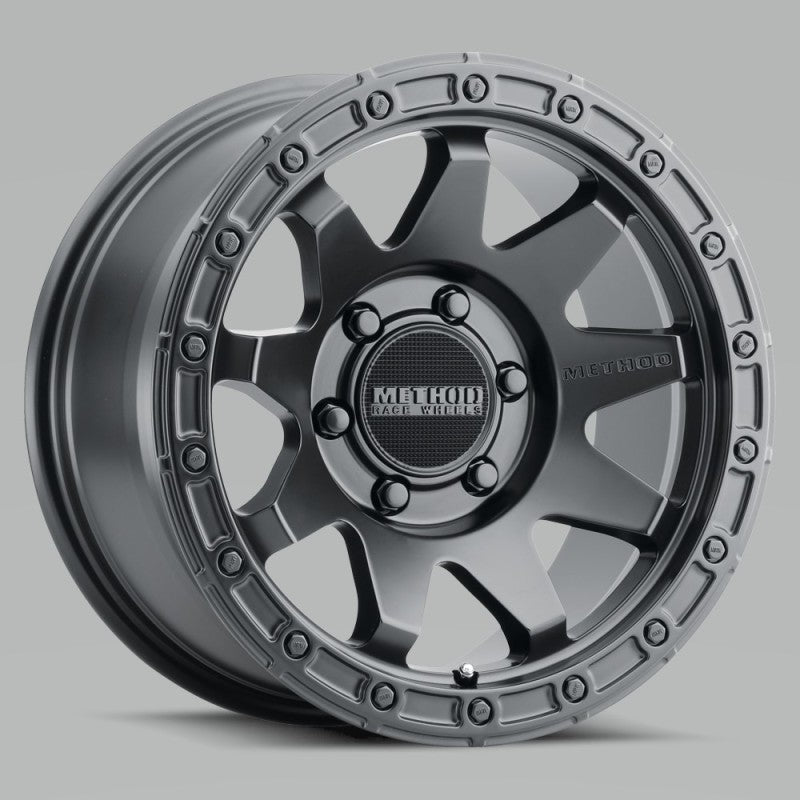 Method MR317 17x8.5 0mm Offset 6x120 67mm CB Matte Black Wheel