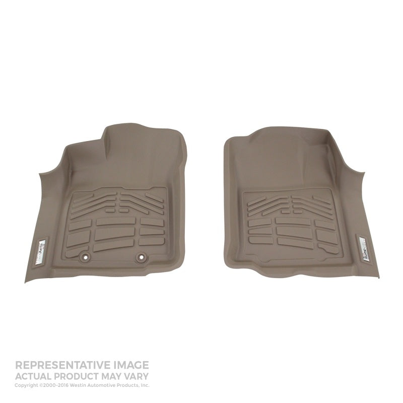 Westin 1999-2007 Ford Super Duty Reg/Super Cab/Crew Cab Wade Sure-Fit Floor Liners Front - Tan