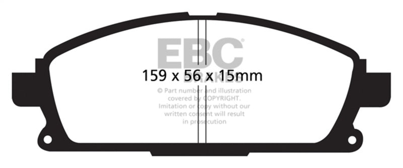 EBC 01 Infiniti Q45 4.1 Ultimax2 Front Brake Pads