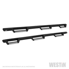 Load image into Gallery viewer, Westin/HDX 99-16 Ford F-250/350 Crew Cab (6.75ft Bed) Stainless Drop Nerf Step Bars - Textured Black