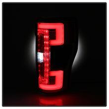 Load image into Gallery viewer, Spyder 17-18 Ford F-250 SD (w/Blind Spot Sensor) LED Tail Lights - Chrm (ALT-YD-FS17BS-LED-C)