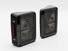Load image into Gallery viewer, Raxiom 07-18 Jeep Wrangler JK Axial Series Vision LED Tail Lights- Black Housing (Smoked Lens)