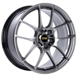 BBS RF 17x7.5 5x112 ET45 Diamond Black Wheel - 82mm PFS/Clip Required