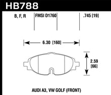 Load image into Gallery viewer, Hawk 15-17 VW Golf / Audi A3/A3 Quattro Front High Performance 5.0 Brake Pads