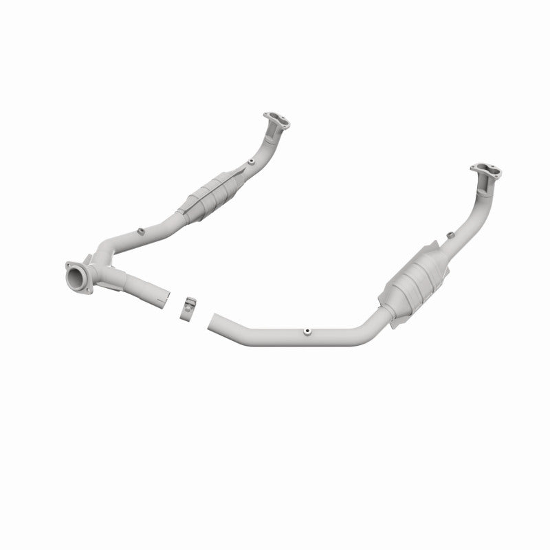 MagnaFlow Conv DF 97 Land Rover Defender 90 4.0L Y-Pipe Assy / 96-99 Discovery 4.0L Y-Pipe Assy