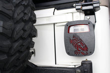 Load image into Gallery viewer, Fishbone Offroad Jeep Wrangler CJ YJ TJ Tail Light Covers - Black Textured Powdercoat