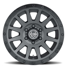 Load image into Gallery viewer, ICON Compression 17x8.5 5x5 -6mm Offset 4.5in BS 71.5mm Bore Double Black Wheel