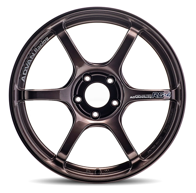 Advan RG-4 18x9.5 +25 5-112 Racing Copper Bronze Wheel