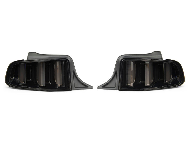 Raxiom 13-14 Ford Mustang Vector V2 Tail Lights- Black Housing (Clear Lens)