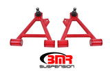 BMR 94-04 Mustang Lower Non-Adj. A-Arms (Coilover Only) w/ STD. Ball Joint (Poly) - Red