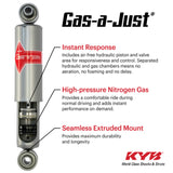 KYB 19-21 GMC Sierra 1500 (Exc. AT4) (w/o Off Road Susp. & Z85 Package) Gas-A-Just Shock - Rear