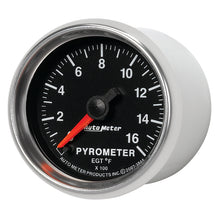 Load image into Gallery viewer, Autometer GS 0-1600 degree F Full Sweep Electronic Pyrometer Gauge