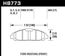 Load image into Gallery viewer, Hawk 15-17 Ford Mustang HP Plus Front Brake Pads