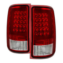 Load image into Gallery viewer, Xtune GMC Sierra 07-13 LED Tail Lights Red Clear ALT-ON-GS07-G2-LED-RC