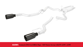 Corsa 2017-20 Ford F-150 Raptor 3in Inlet / 5in Outlet Gunmetal PVD Tip Kit (For Corsa Exhaust Only)