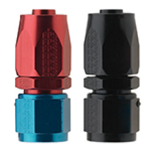 Load image into Gallery viewer, Fragola -12AN Straight Pro-Flow Hose End - Blue/Red