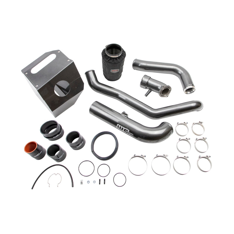 Wehrli 17-19 Chevrolet 6.6L L5P Duramax High Flow Intake Bundle Kit Stage 2 - Bronze Chrome