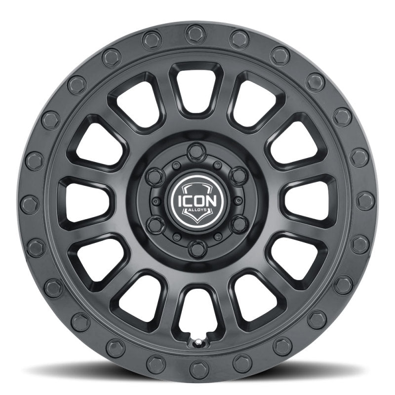 ICON Hulse 17 X 8.5 6 X 135 6mm Offset 5in BS Double Black