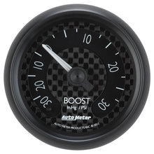 Load image into Gallery viewer, Autometer GT Series 52mm Mechanical 30 In Hg/30 psi Vacuum/Boost Gauge