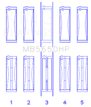 Load image into Gallery viewer, King Engine Bearings Ford 370/429/460 16V OHV (Standard Size) Crankshaft Main Bearing Set