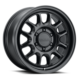 Raceline 958B Rogue 16x8in / 5x139.7 BP / 0mm Offset / 106.5mm Bore - Satin Black Wheel