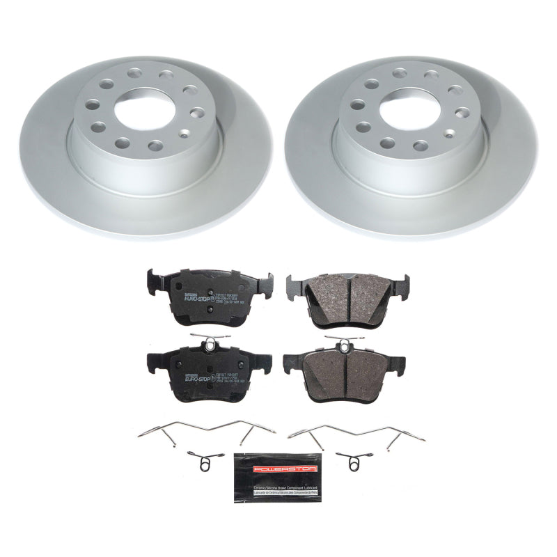 Power Stop 19-21 Volkswagen Jetta Rear Eurostop Brake Kit