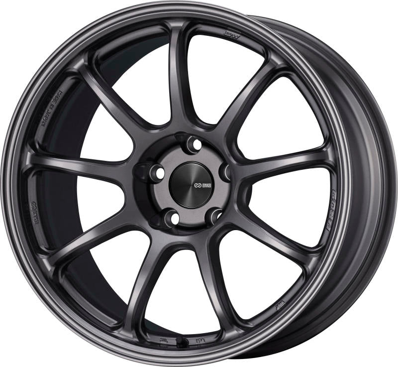 Enkei PF09 17x8 5x114.3 35mm Offset 75mm Bore Dark Silver Wheel