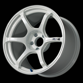 Advan RG-4 17x9.5 / +50 Offset / 5-114.3 / 73mm Bore / Racing White Metallic & Ring