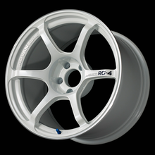 Load image into Gallery viewer, Advan RG-4 17x7.0 / +42 Offset / 4-100 / 63mm Bore / Racing White Metallic &amp; Ring