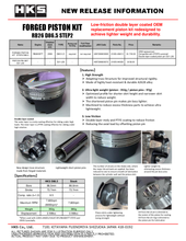 Load image into Gallery viewer, HKS Lightweight Short Piston Pin Set D21 L56